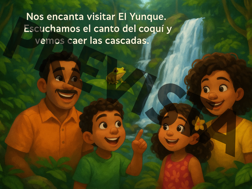 Nuestra Isla En El Corazón (Una Familia Puertorriqueña)